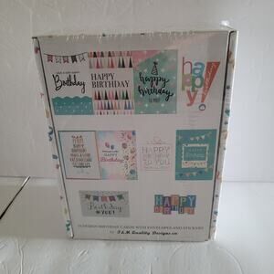Joyful Birthday Card Set with Envelopes by J&M Quality Designs